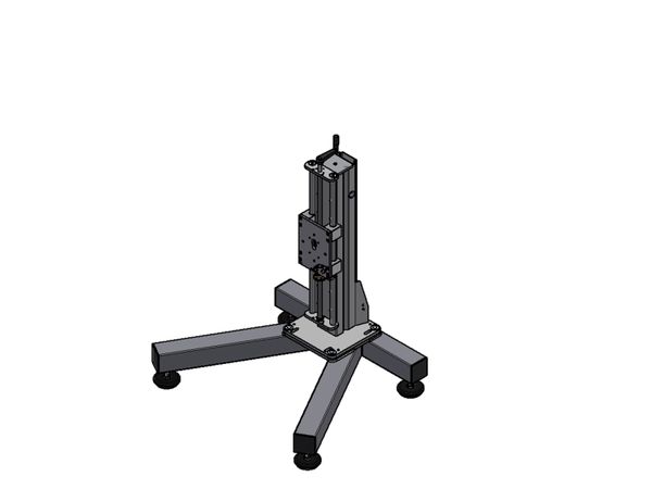 K-Stativ 120 Spindel Tellerfüße (kurz)