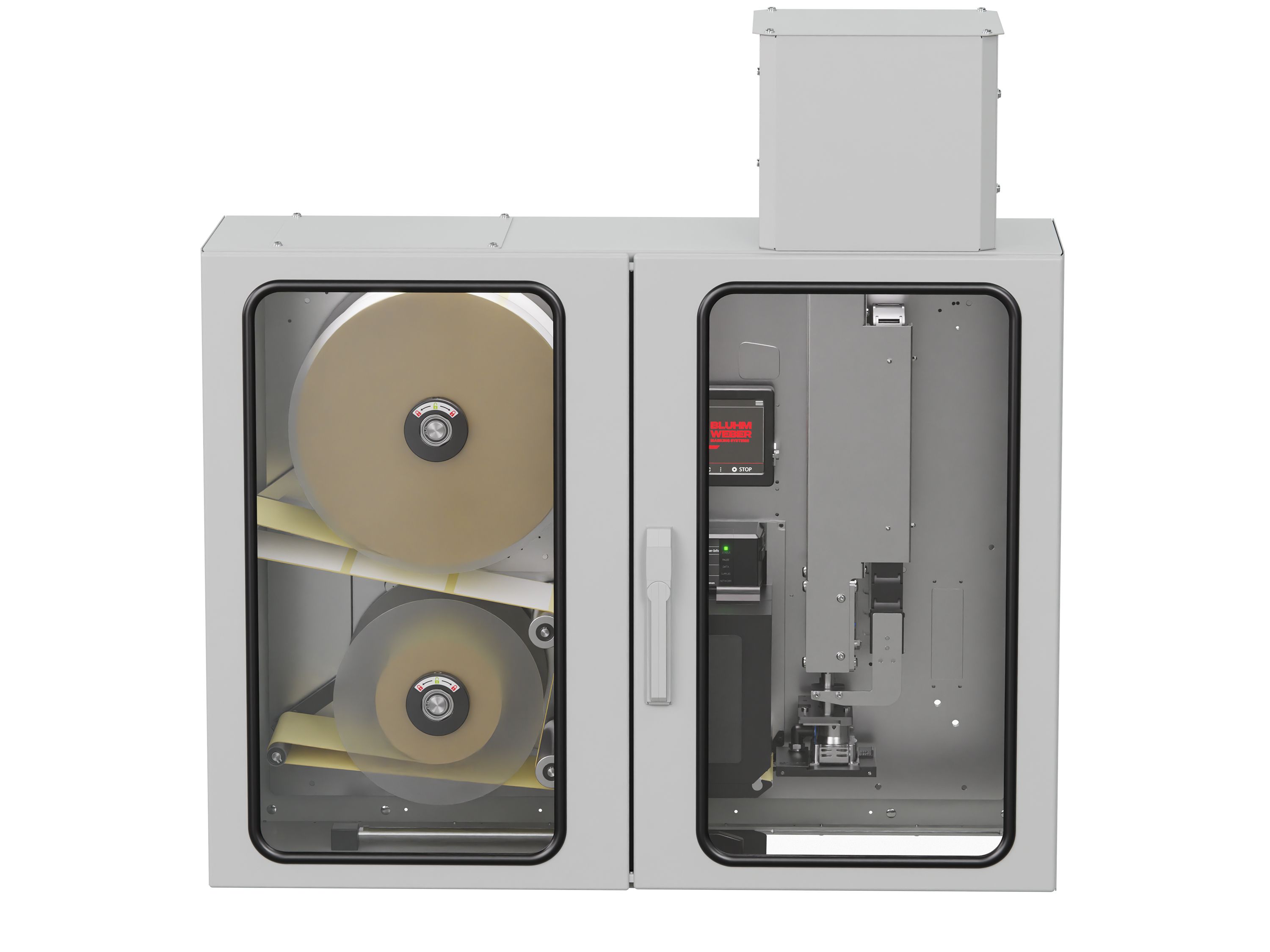 Etikettendruckspender Legi-Air 4050I geschlossen frontal