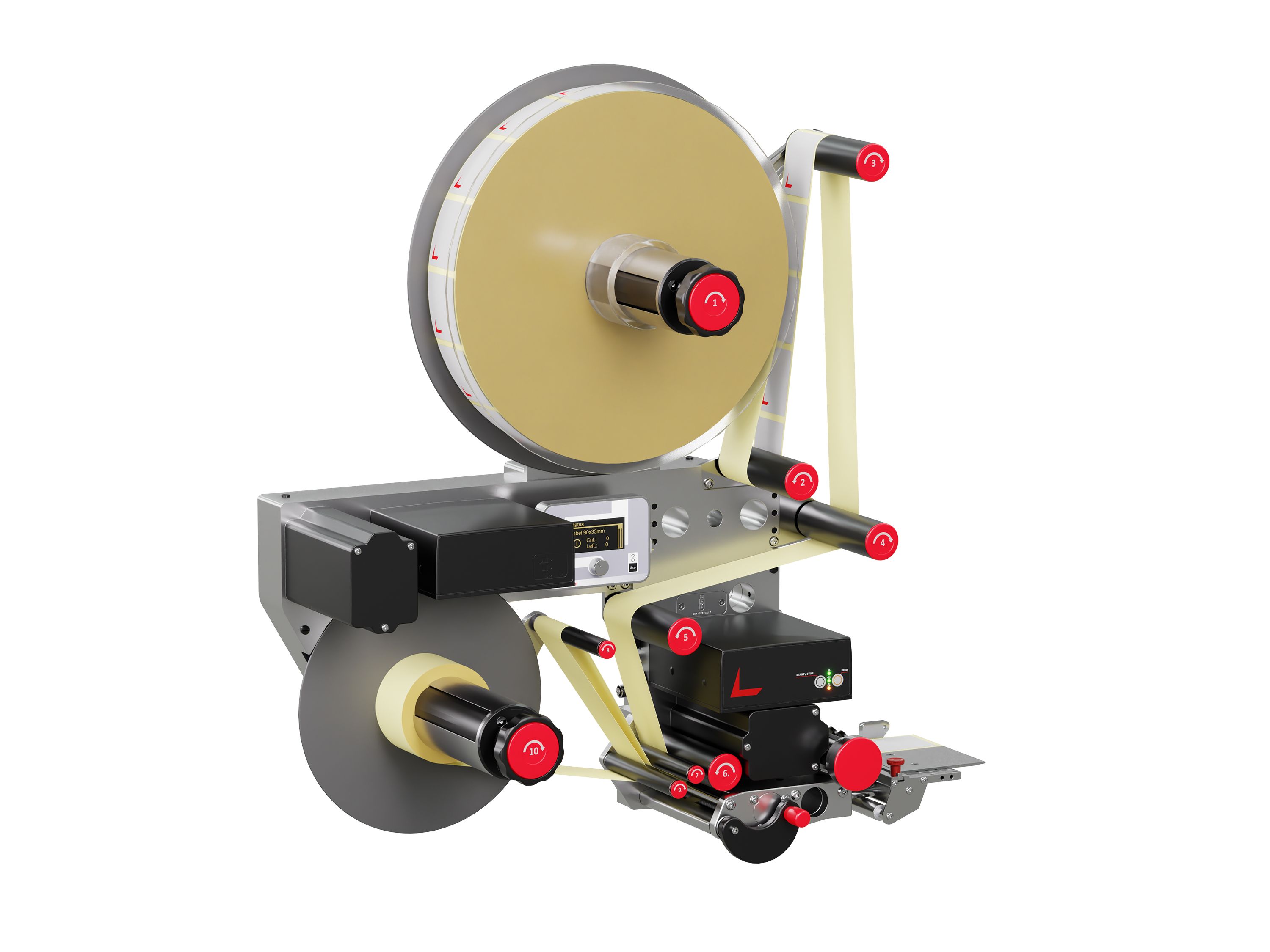 Etikettenspender Alpha HSM schräg vorne rechts