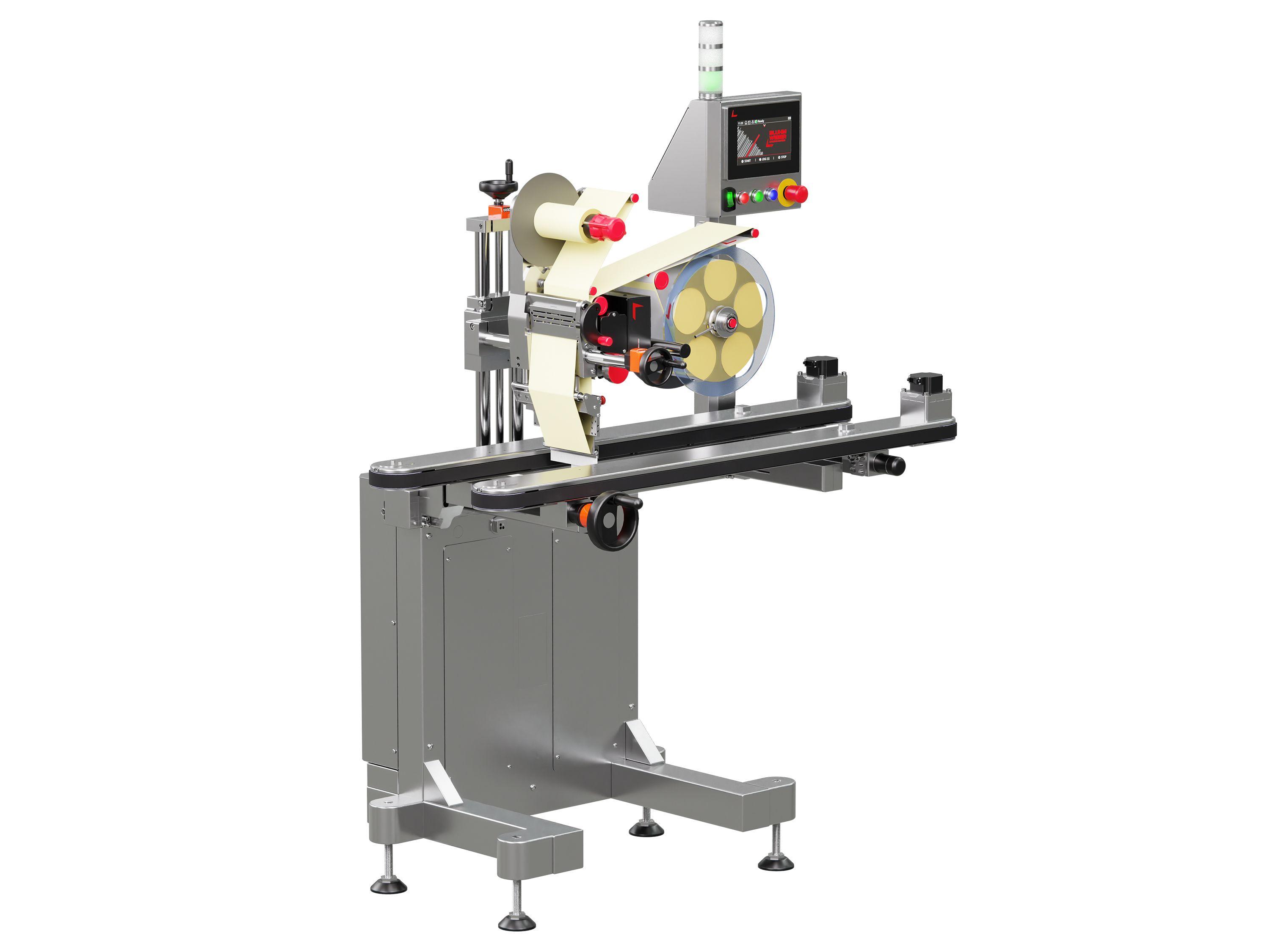 Geset 248 labeling system with labels left