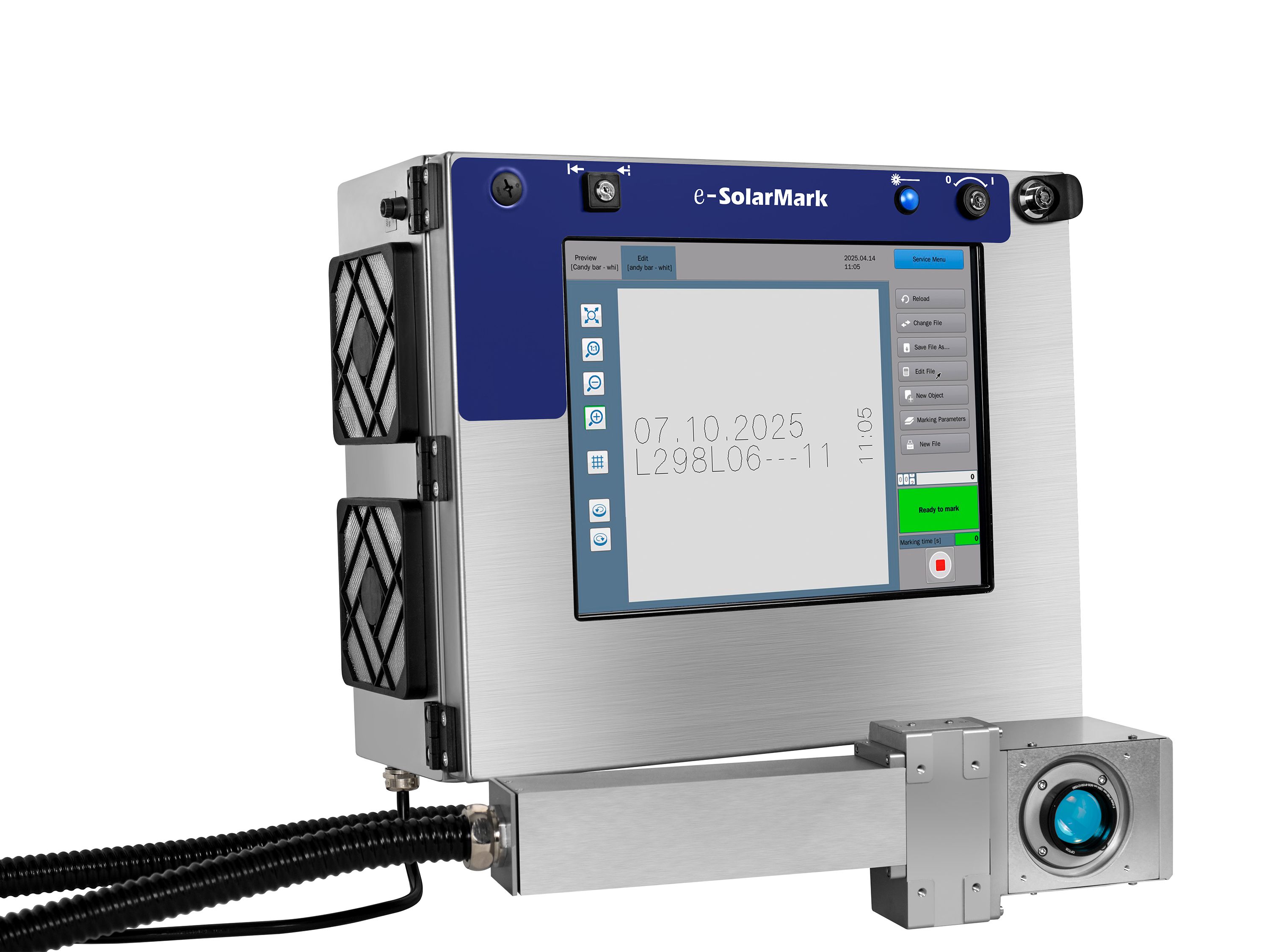 Faserlaser e-SolarMark+ eFLS vorne rechts
