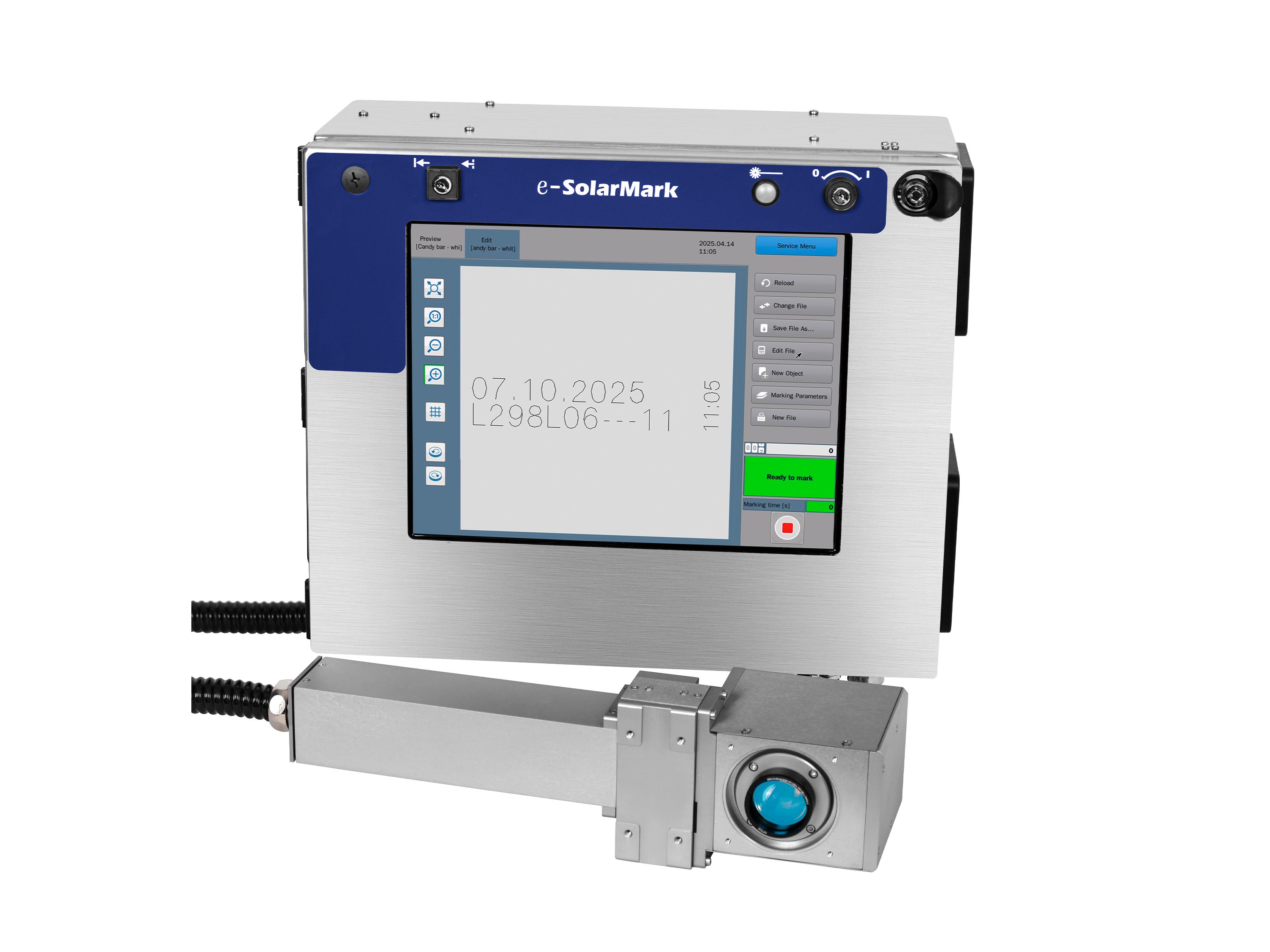 Faserlaser e-SolarMark+ eFLS von vorne