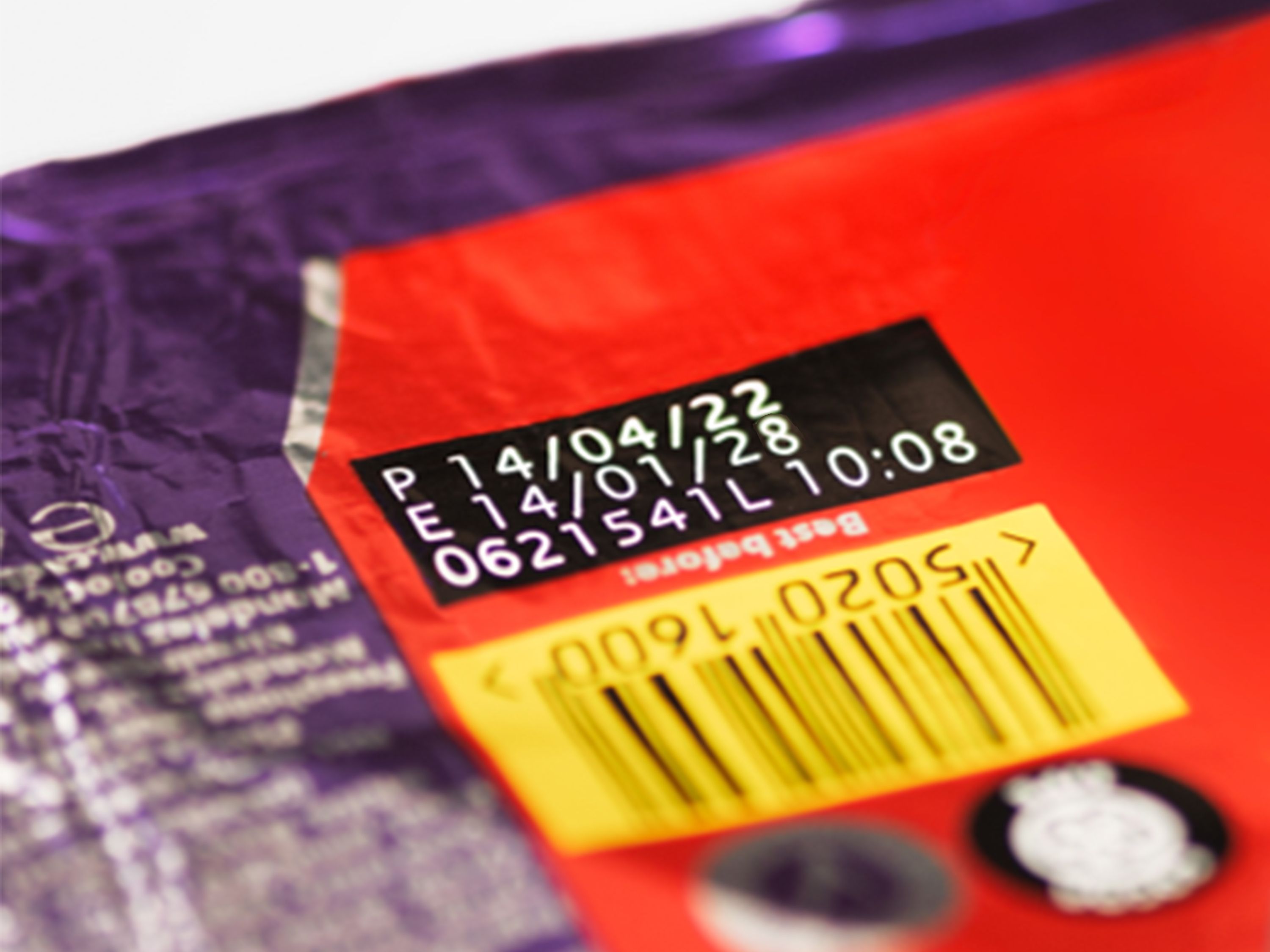 Faserlaser Codierung auf Folienverpackung