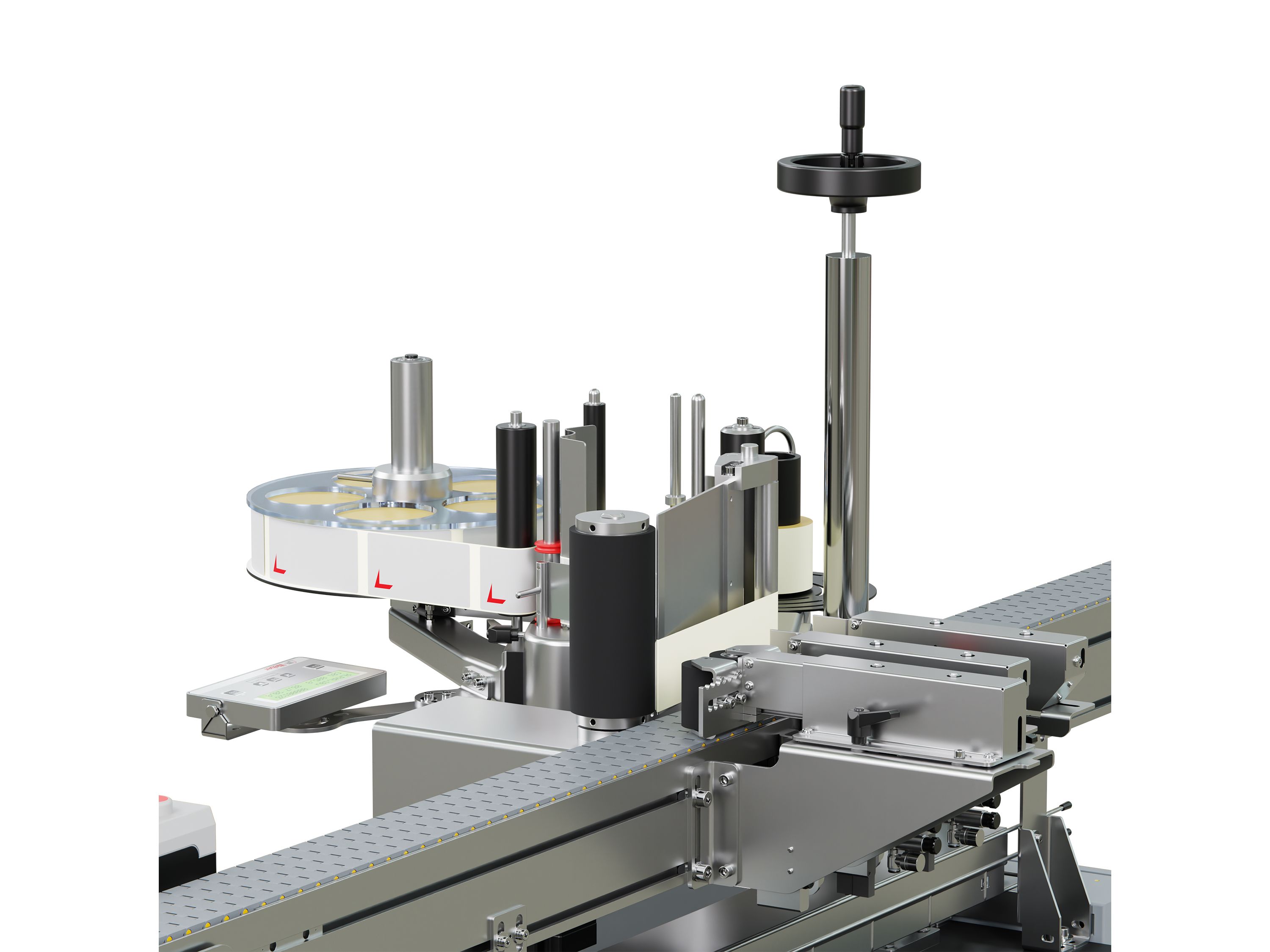 Etikettieranlage Geset 222 mit Etiketten rechts