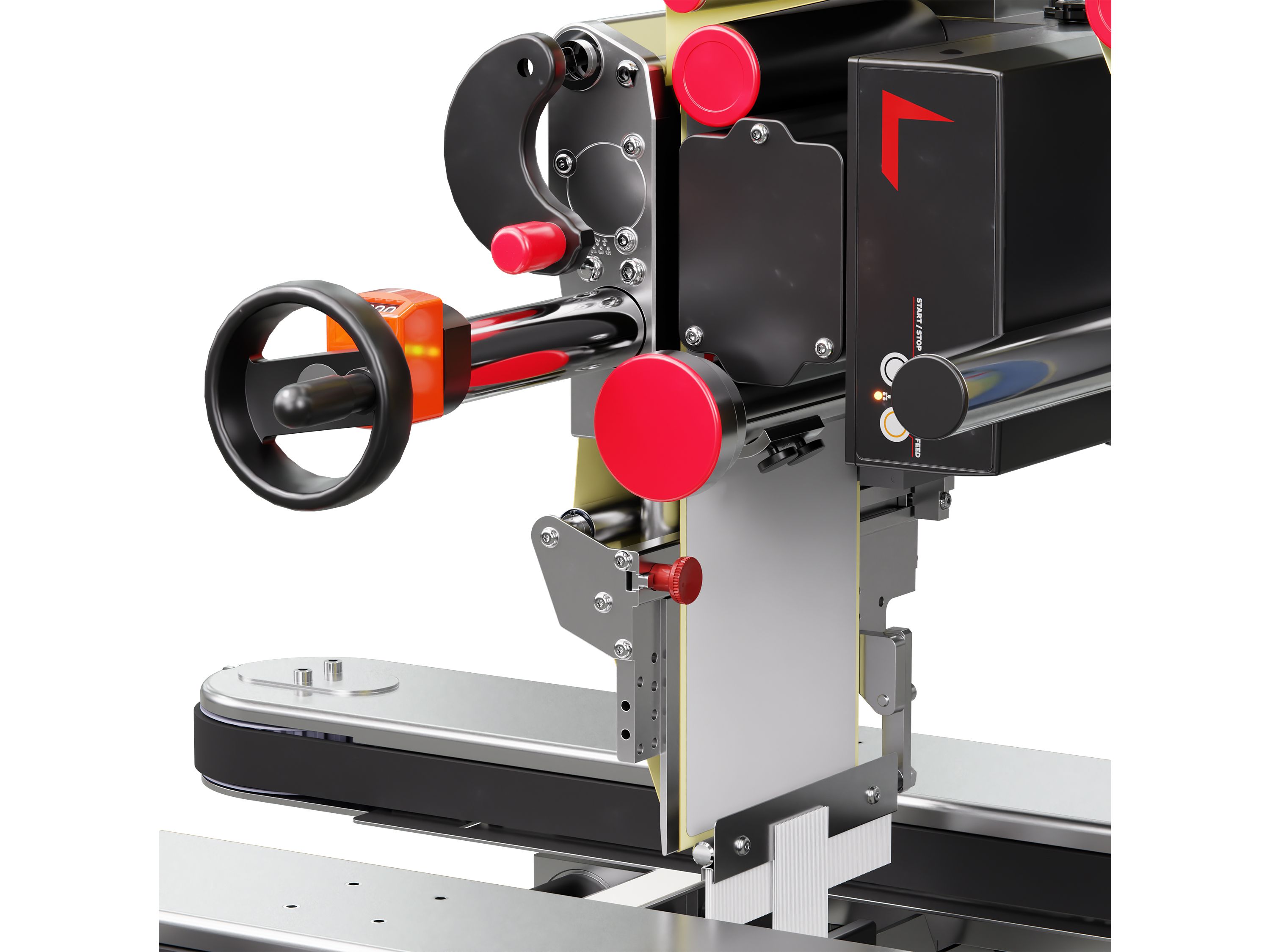 Etikettieranlage Geset 248 mit Etiketten rechts