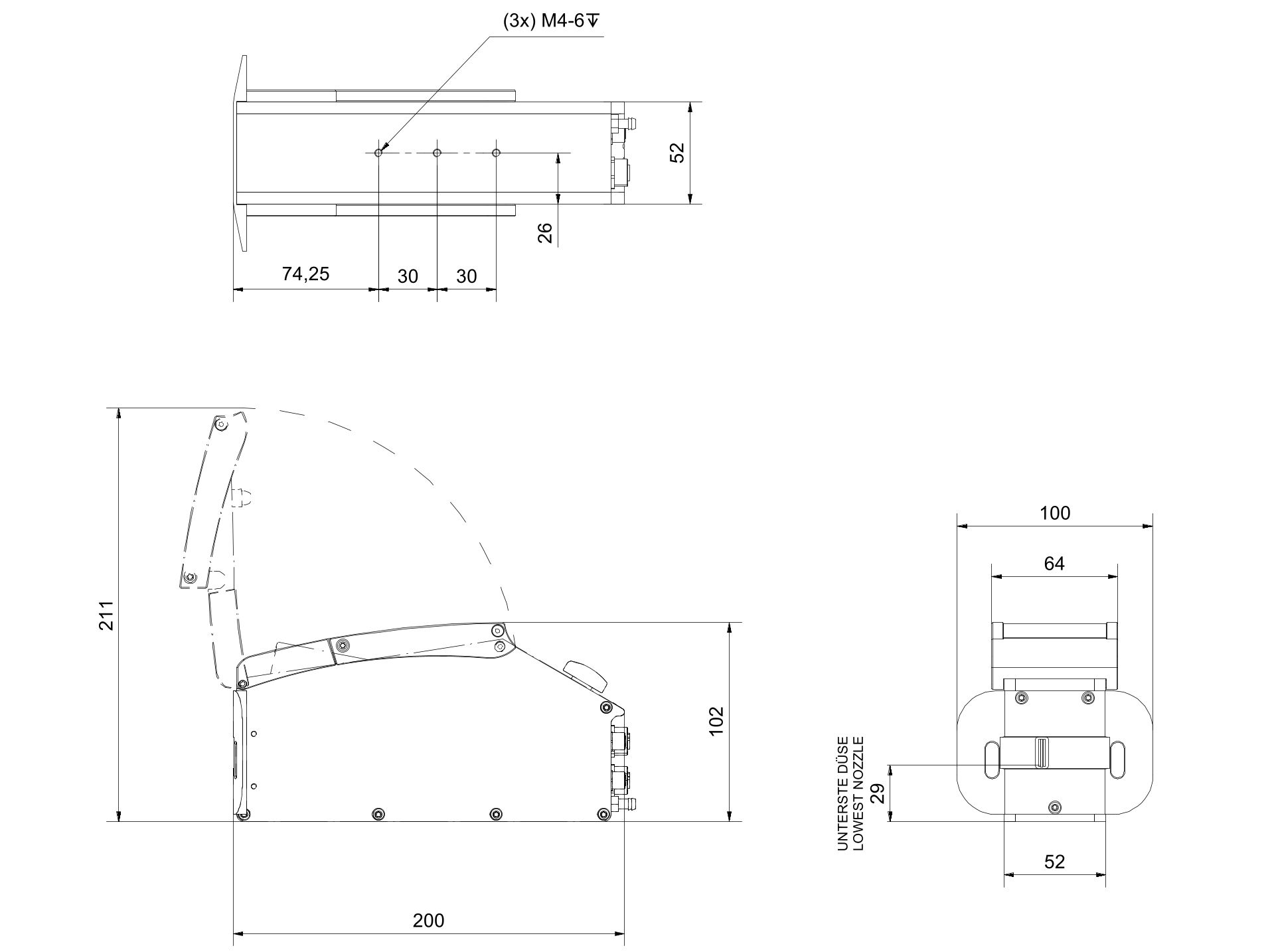 Technical Drawing Markoprint integra One IP LX