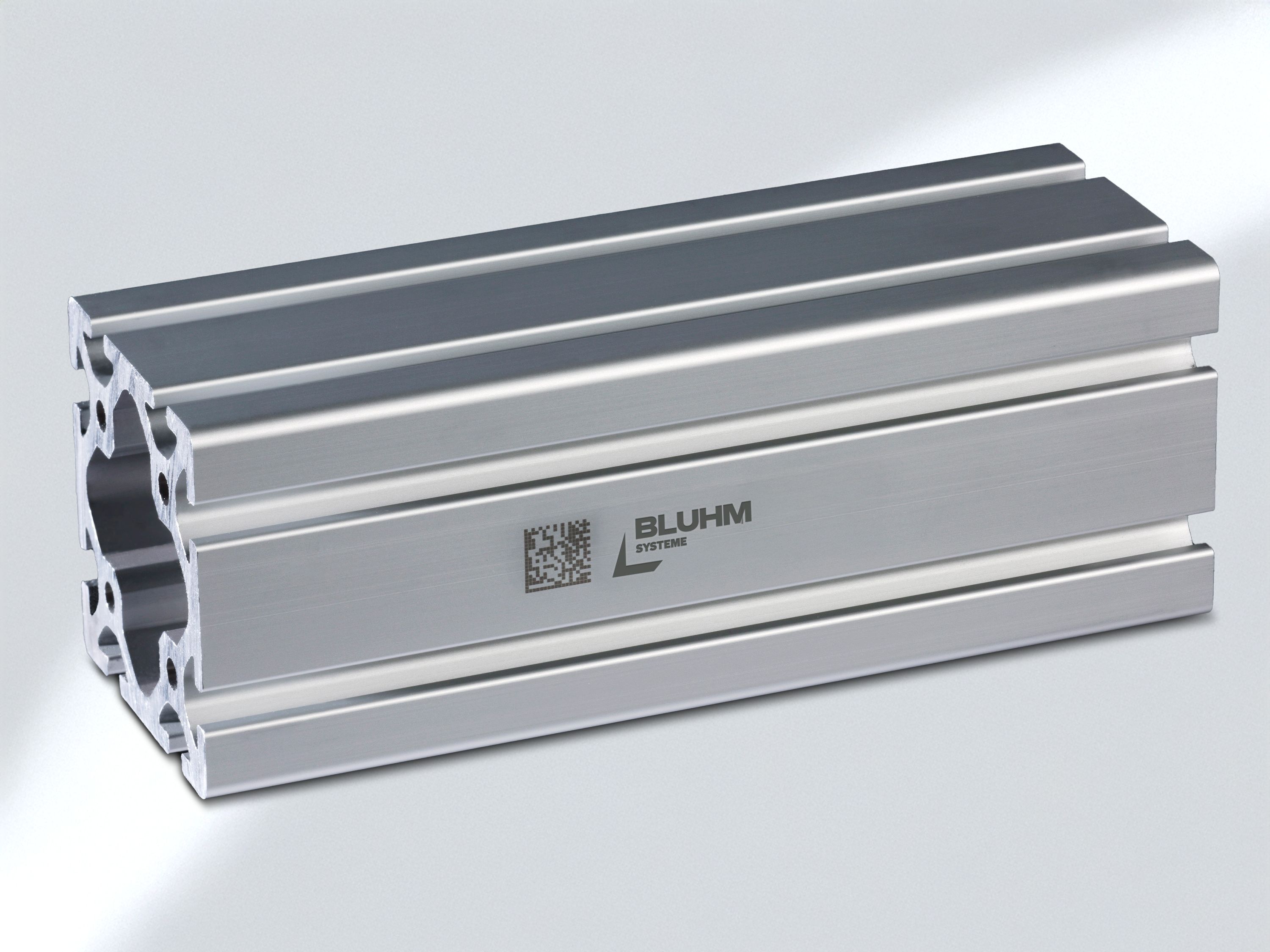 Faserlasercodierung Logo auf Aluminium-Profil