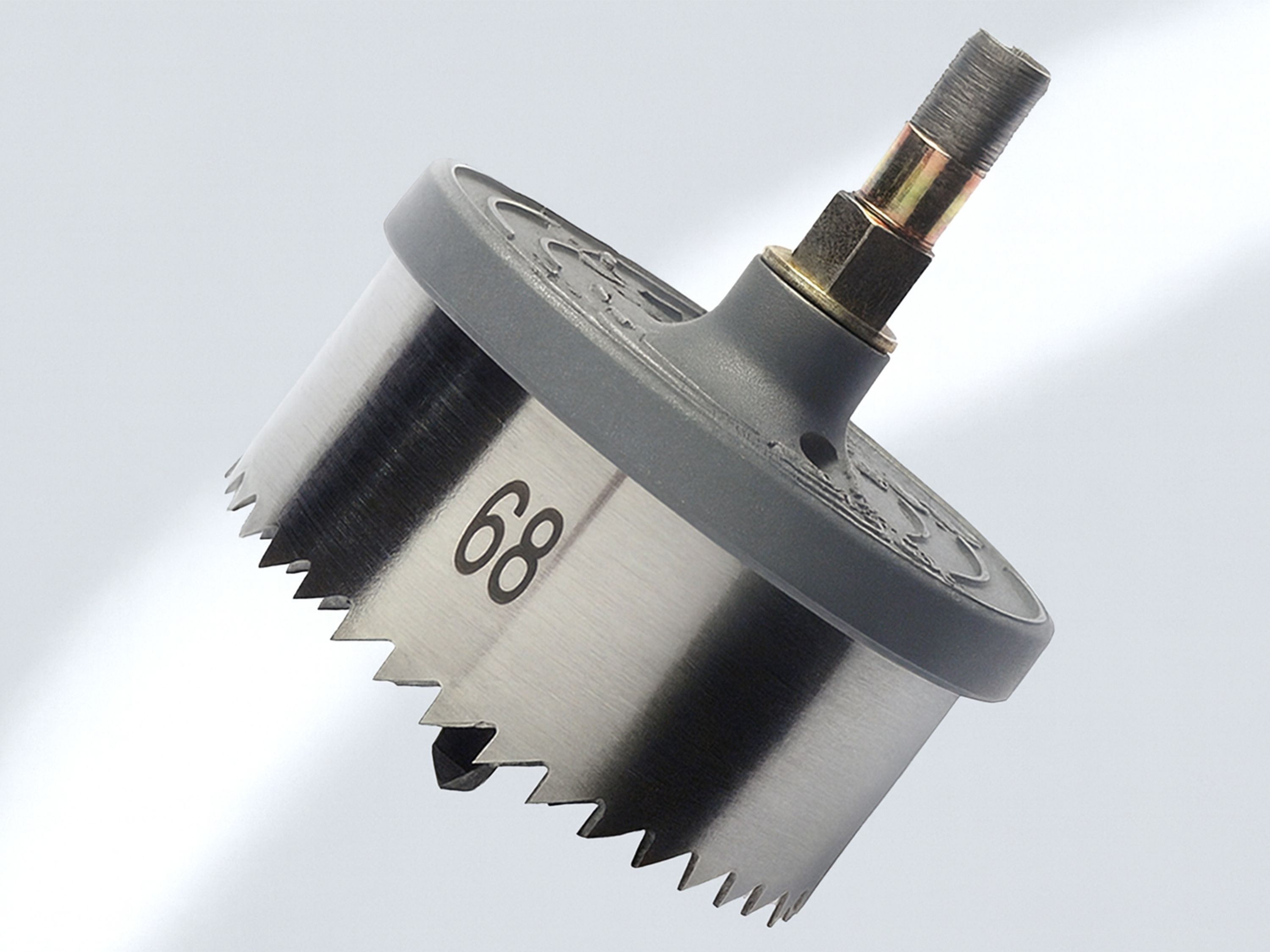 Faserlasercodierung auf Bohrer aus Metall