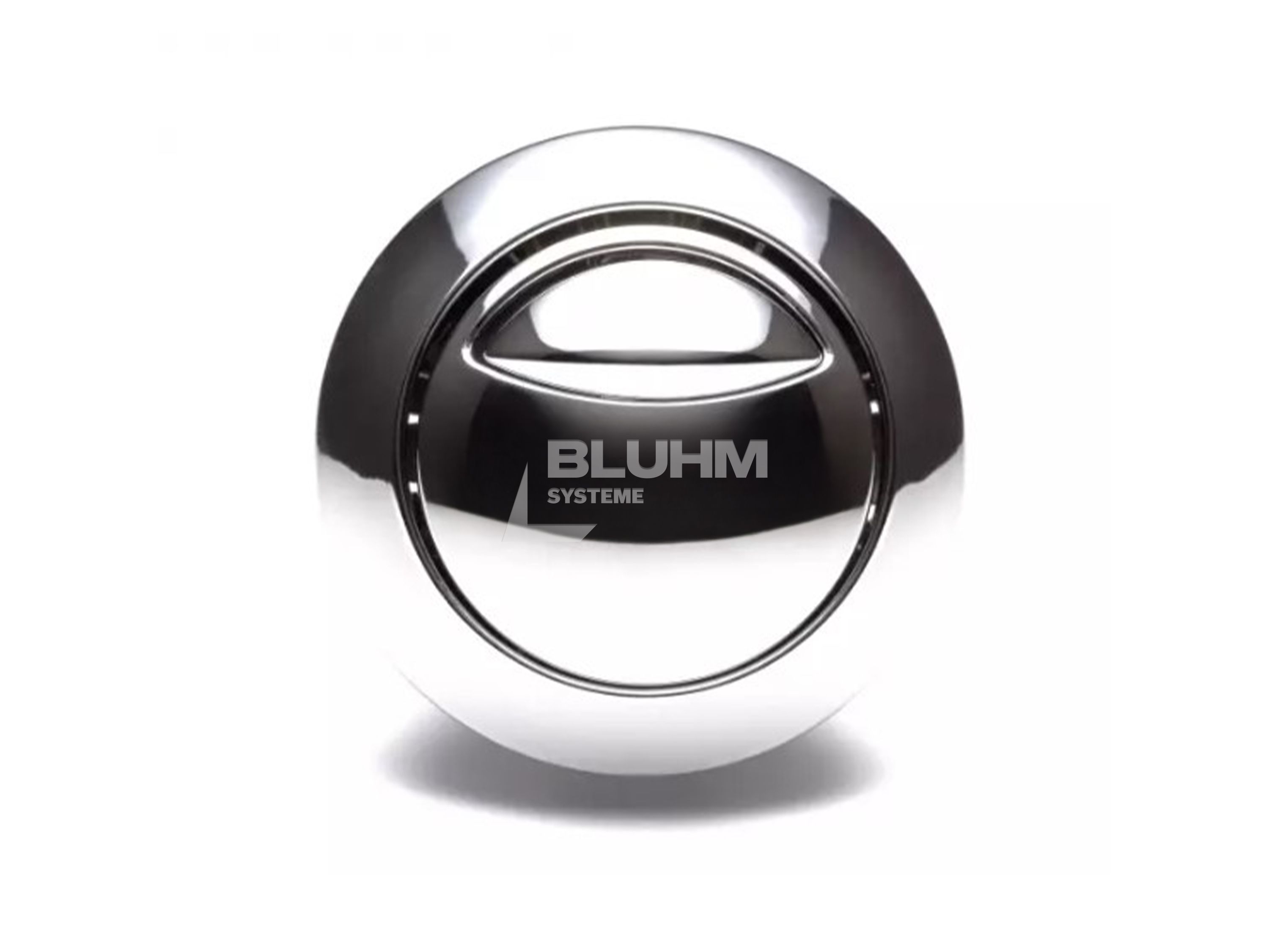 Lasercodierung Logo auf Kunststoffschalter Spülknopf