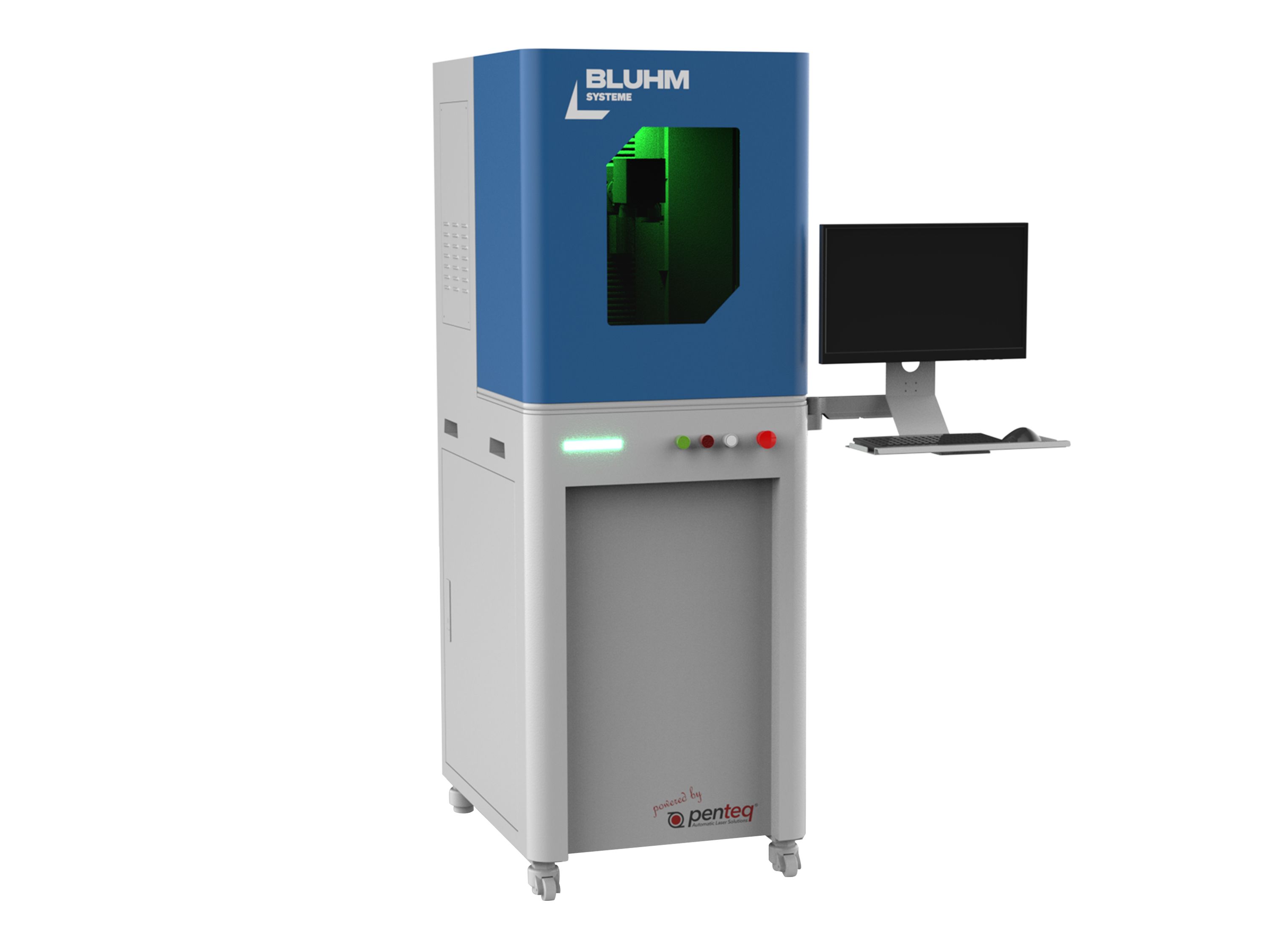 Laserstation Penlite geschlossen von vorne rechts