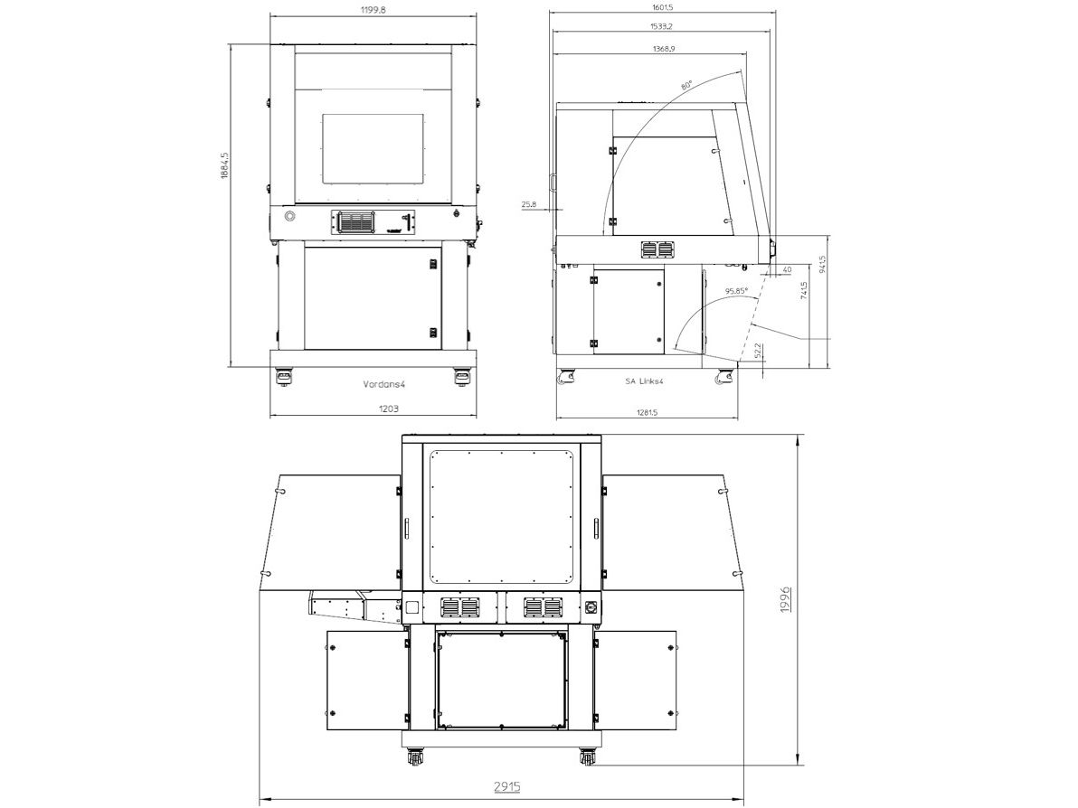 Technische Zeichnung LG300