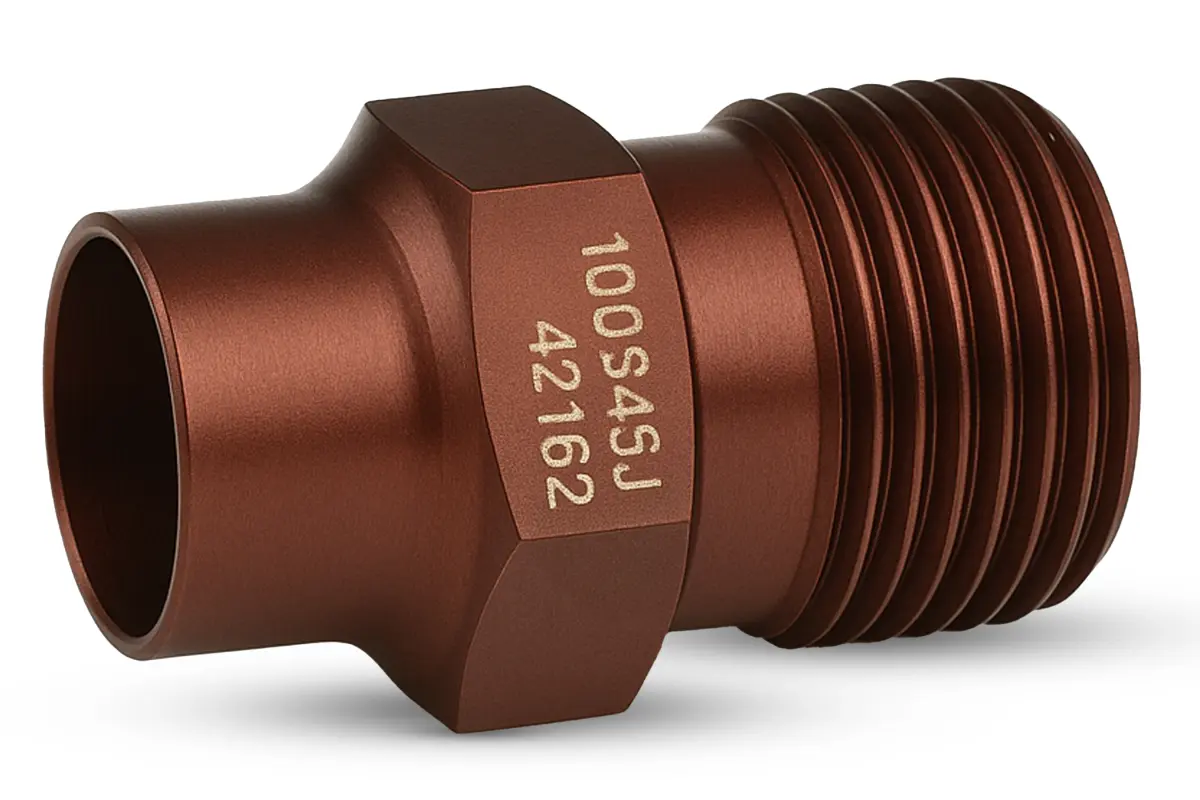 Fiber laser marking on screw