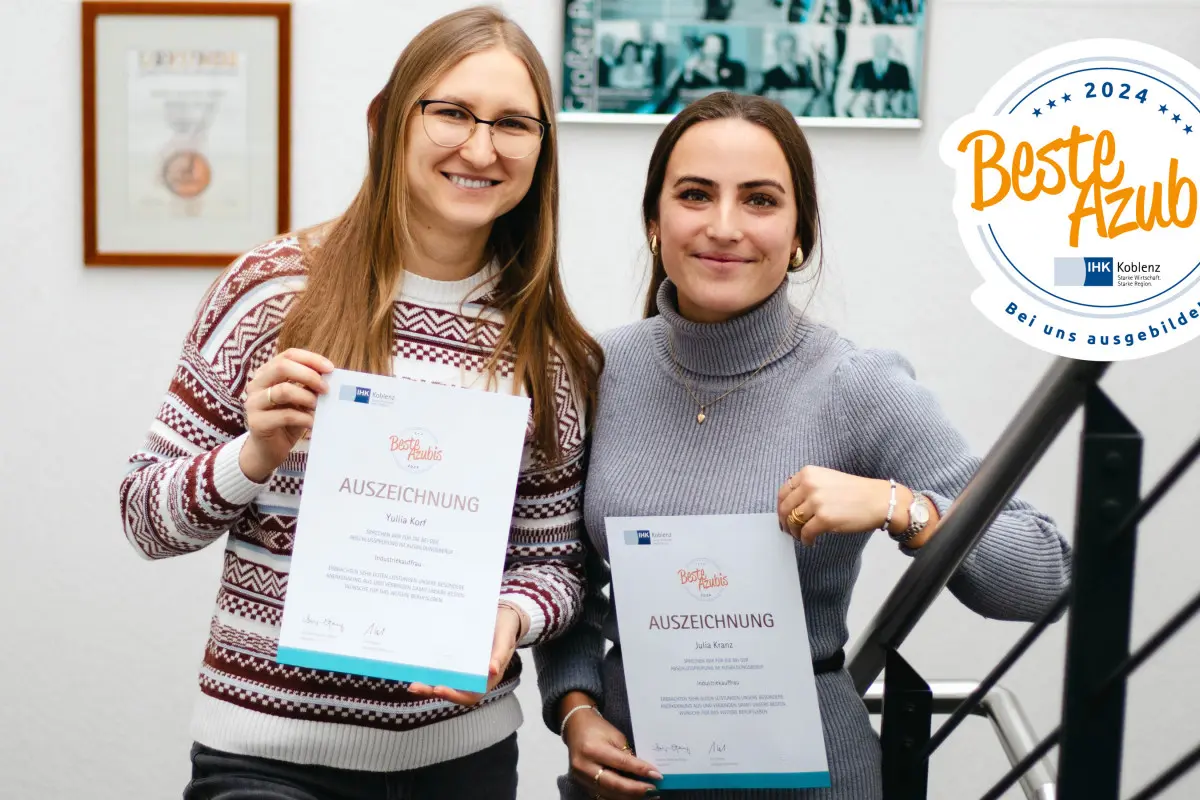 Auszeichnung Beste Azubis / Beste Auszubildende IHK Koblenz